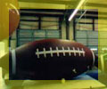 football balloons - football shape helium balloons - custom balloons